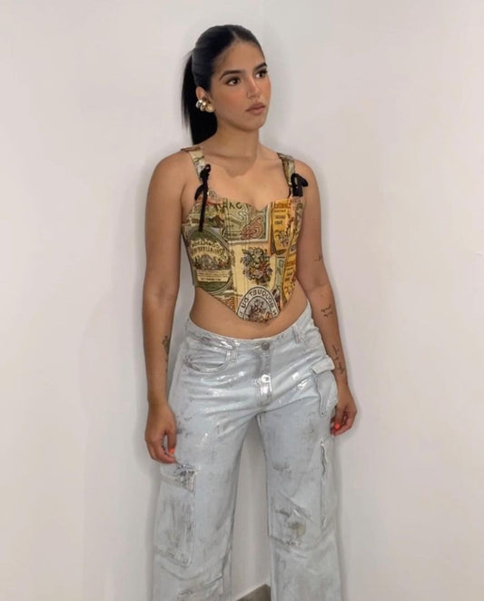 Denim Bustier